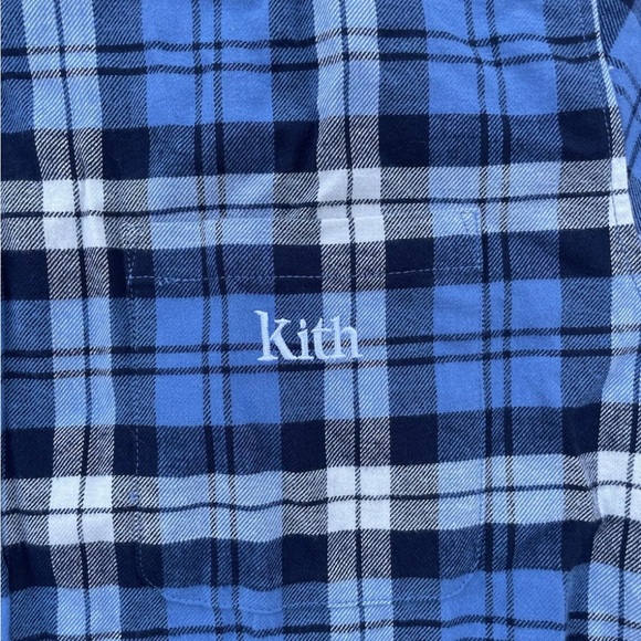 KITH Ludlow Blue Plaid - LARGE - Picture 2 of 5
